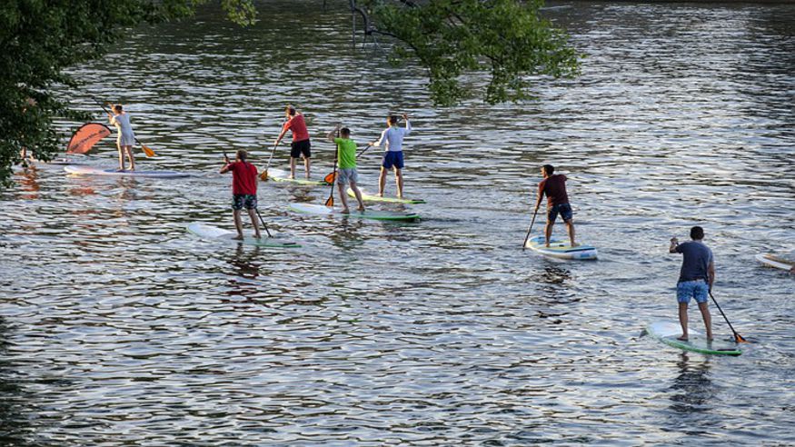 Paddle surf en el río Guadalquivir Imagen de portada