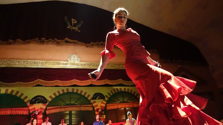 Espectáculo flamenco en barco (Sevilla) Imagen de portada