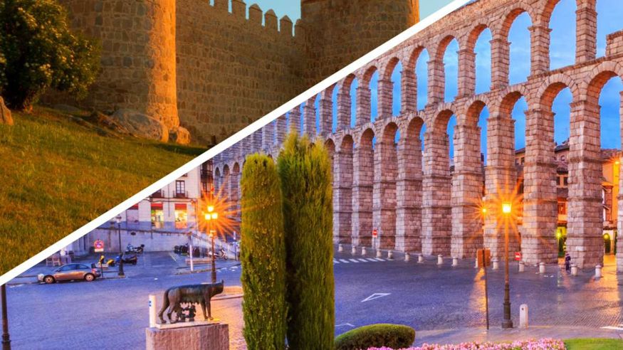 Madrid: Ávila con Murallas y Segovia con Alcázar Imagen de portada
