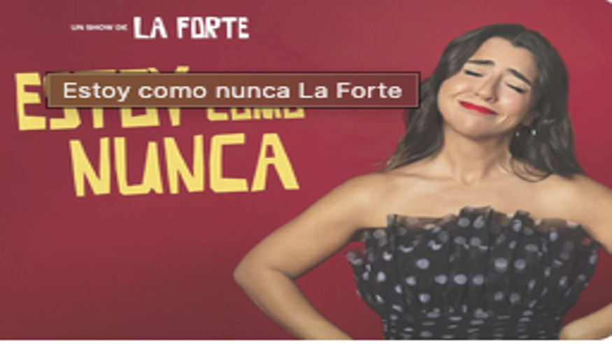‘Estoy como nunca’, de La Forte  Imagen de portada