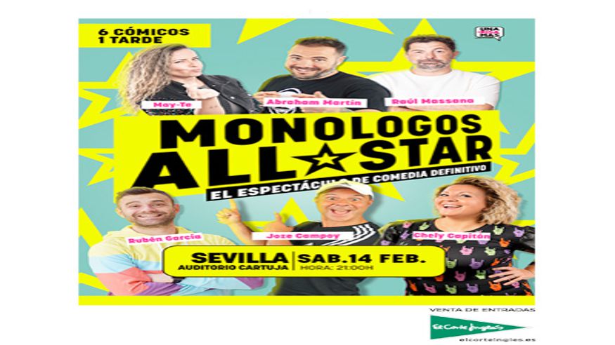 Monólogos All Star en Sevilla Imagen de portada