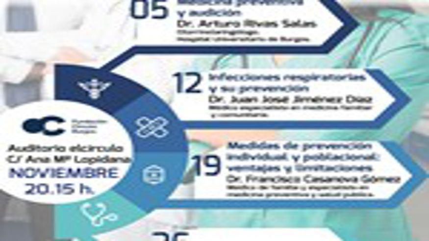 Ciclo de conferencias sobre medicina preventiva Imagen de portada
