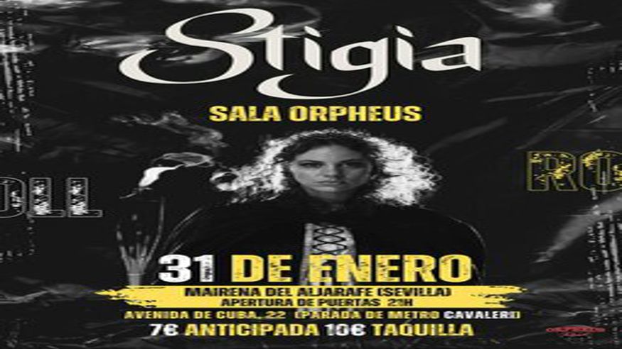 STIGIA en SEVILLA (Sala Orpheus) Imagen de portada