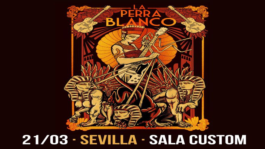 La Perra Blanco en Sala Custom  Imagen de portada