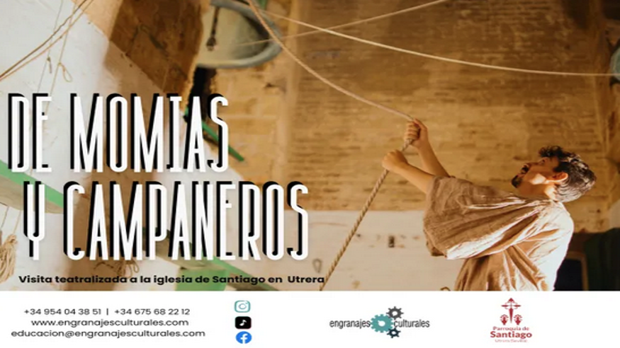 De momias y campaneros, Visita teatralizada a la Iglesia de Santiago en Utrera Imagen de portada