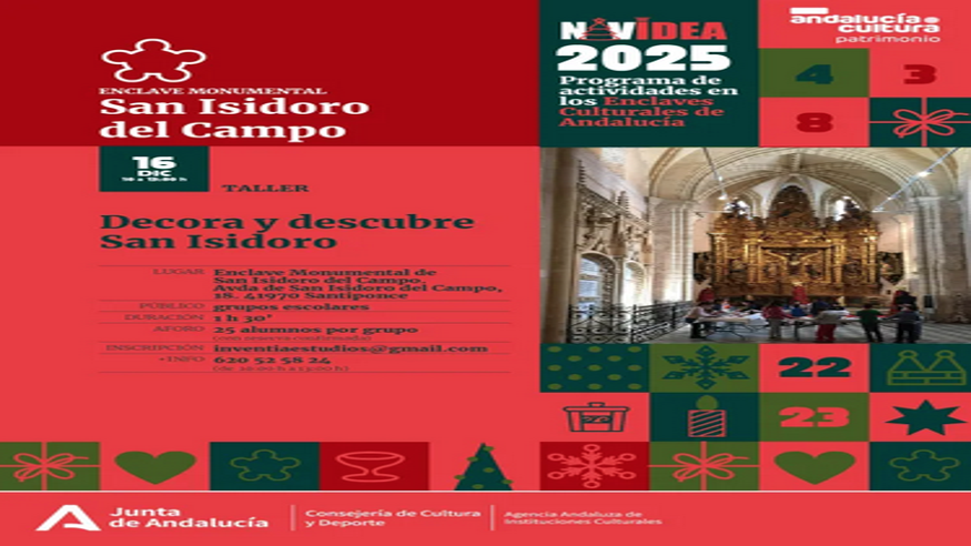  Navidea 2025: 'Decora y descubre San Isidoro' en E.M. San Isidoro del Campo en Navidad Imagen de portada