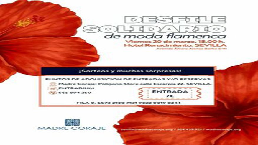 Desfile de Moda Flamenca Solidario Fundación Madre Coraje Imagen de portada