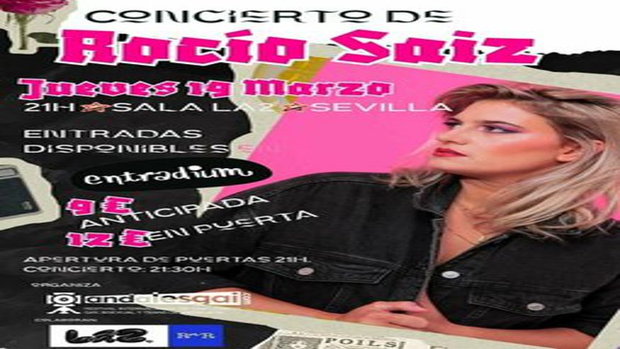 Concierto Rocío Saiz en Sala La2 Sevilla Imagen de portada