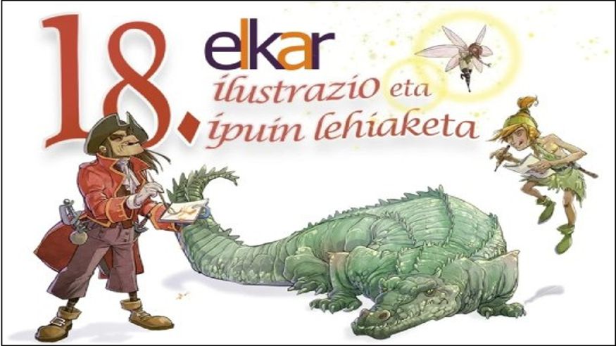 "18º Concurso Elkar de ilustración y cuentos" Imagen de portada