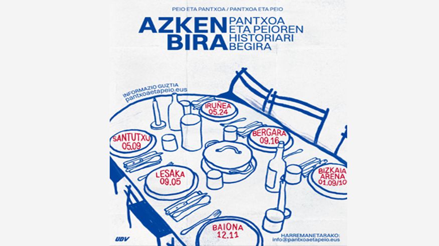 Pantxoa eta Peio: gira de despedida (Bilbao, Pamplona, Lesaka, Bergara y Baiona) Imagen de portada