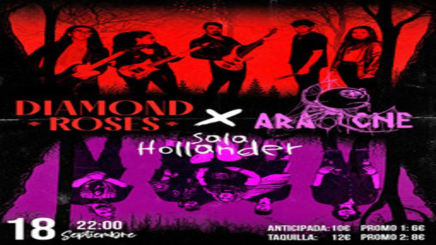 DIAMOND ROSES + ARACNE Imagen de portada
