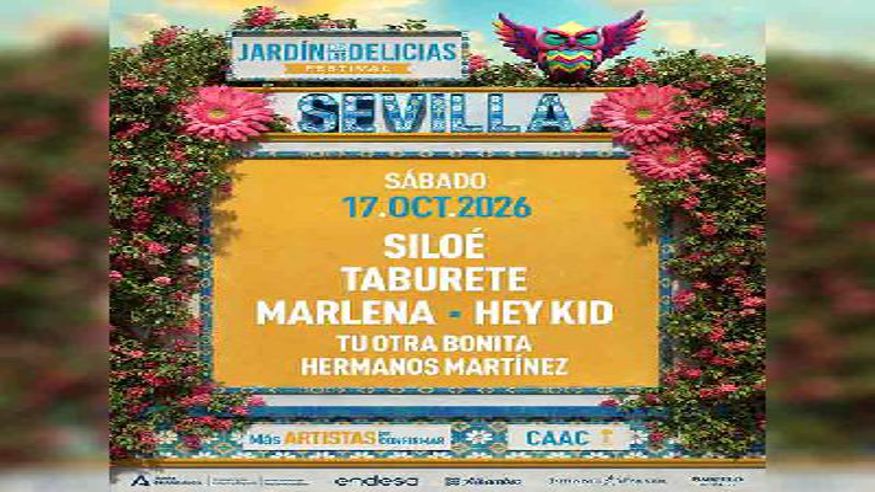 Festival Jardín de las Delicias en Sevilla 2026 Imagen de portada