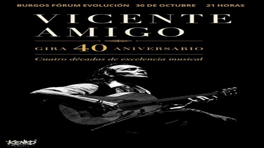 Vicente Amigo, gira 40 aniversario Imagen de portada