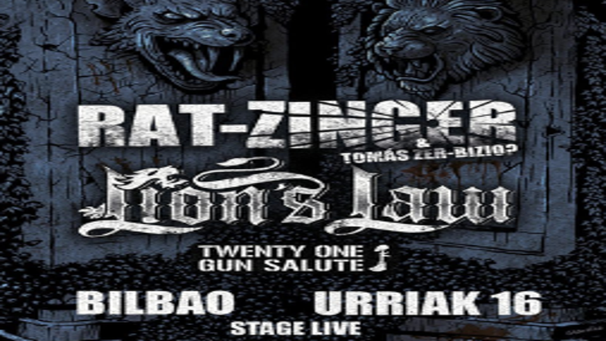RAT-ZINGER + LION’S LAW + TWENTY  Imagen de portada