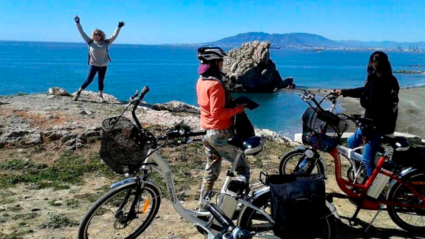 Excursión de 2 horas en bici eléctrica por Málaga Imagen de portada