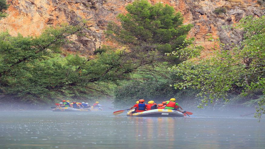 Espeleología - Rafting - Deportes agua -  Rafting en el Cañón de Almadenes con visita a dos Cuevas - CALASPARRA