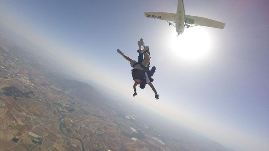 Deportes aire libre - Aficiones -  Salto Tándem en Paracaídas - TOTANA