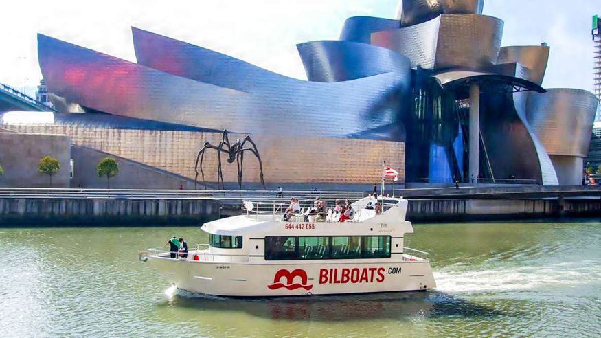 Deportes agua - Ruta cultural -  Bilbao: tour panorámico en barco de 1 o 2 horas - BILBAO