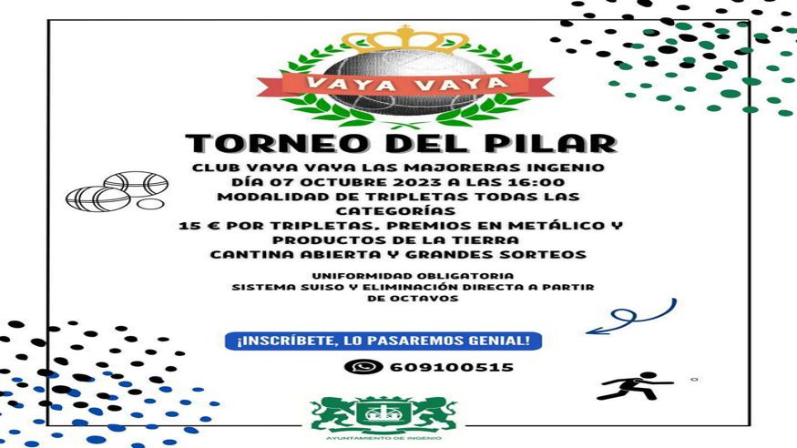 Deportes - Deportes pelota - Petanca -  Torneo del Pilar - Petanca en modalidad tripletas (Gran Canaria) - INGENIO
