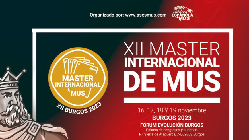Juegos - Cartas - Mus -  XII Master Internacional de MUS, Burgos 2023 - BURGOS