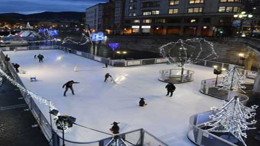 Patinaje - Infantil / Niños - Ferias / Fiestas -  Gran pista de patinaje sobre hielo  - BILBAO