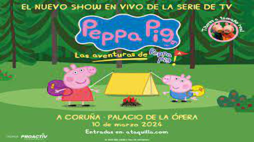 Marionetas - Infantil / Niños - Teatro infantil -  PEPPA PIG - LAS AVENTURAS DE PEPPA PIG - CORUÑA (A)