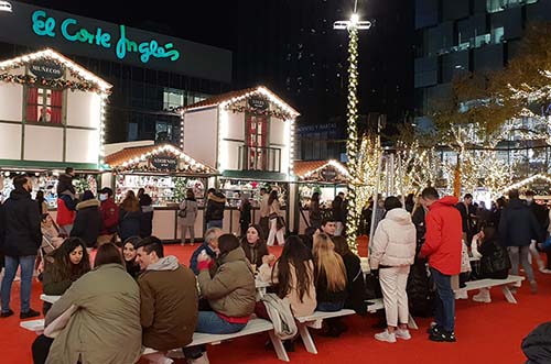 Mercados - Ferias / Fiestas - Ruta cultural -  mercadillo navideño madrid nuevos ministerios - MADRID