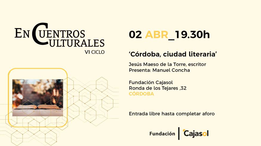 Conferencia - Cultura / Arte - Museos y monumentos -  CONFERENCIA "CÓRDOBA, CIUDAD LITERARIA" - CORDOBA