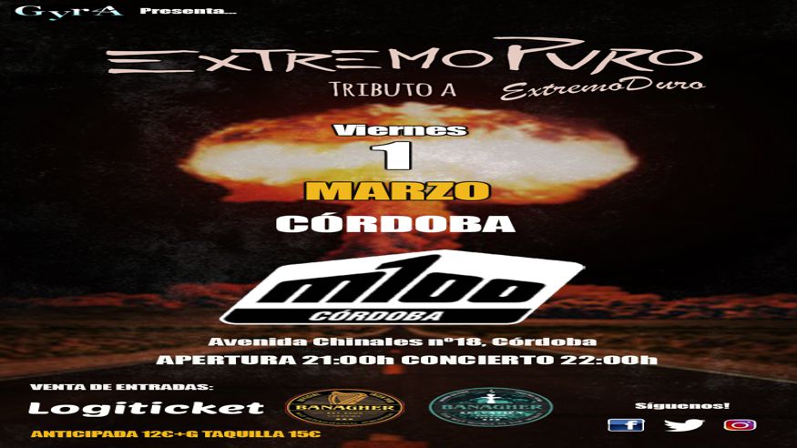 Música / Conciertos - Música / Baile / Noche - Pop, rock e indie -  EXTREMOPURO – Tributo a Extremoduro - CORDOBA