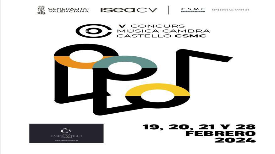 Otros espectáculos - Música / Conciertos - Opera, zarzuela y clásica -  MÚSICA DE CÁMARA – Concurso CSMC Salvador Seguí - CASTELLON DE LA PLANA