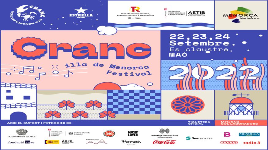 Ferias / Fiestas - Música / Baile / Noche - Noche / Espectáculos -  CRANC ILLA DE MENORCA FESTIVAL 2022 - MAO