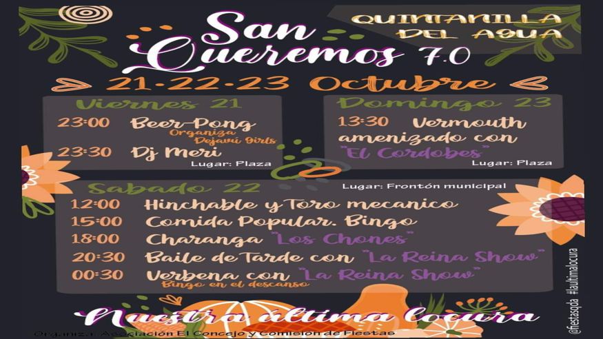 Fiestas patronales - Otros ferias y fiestas -  Fiestas San Queremos - Quintanilla del Agua - QUINTANILLA DEL AGUA