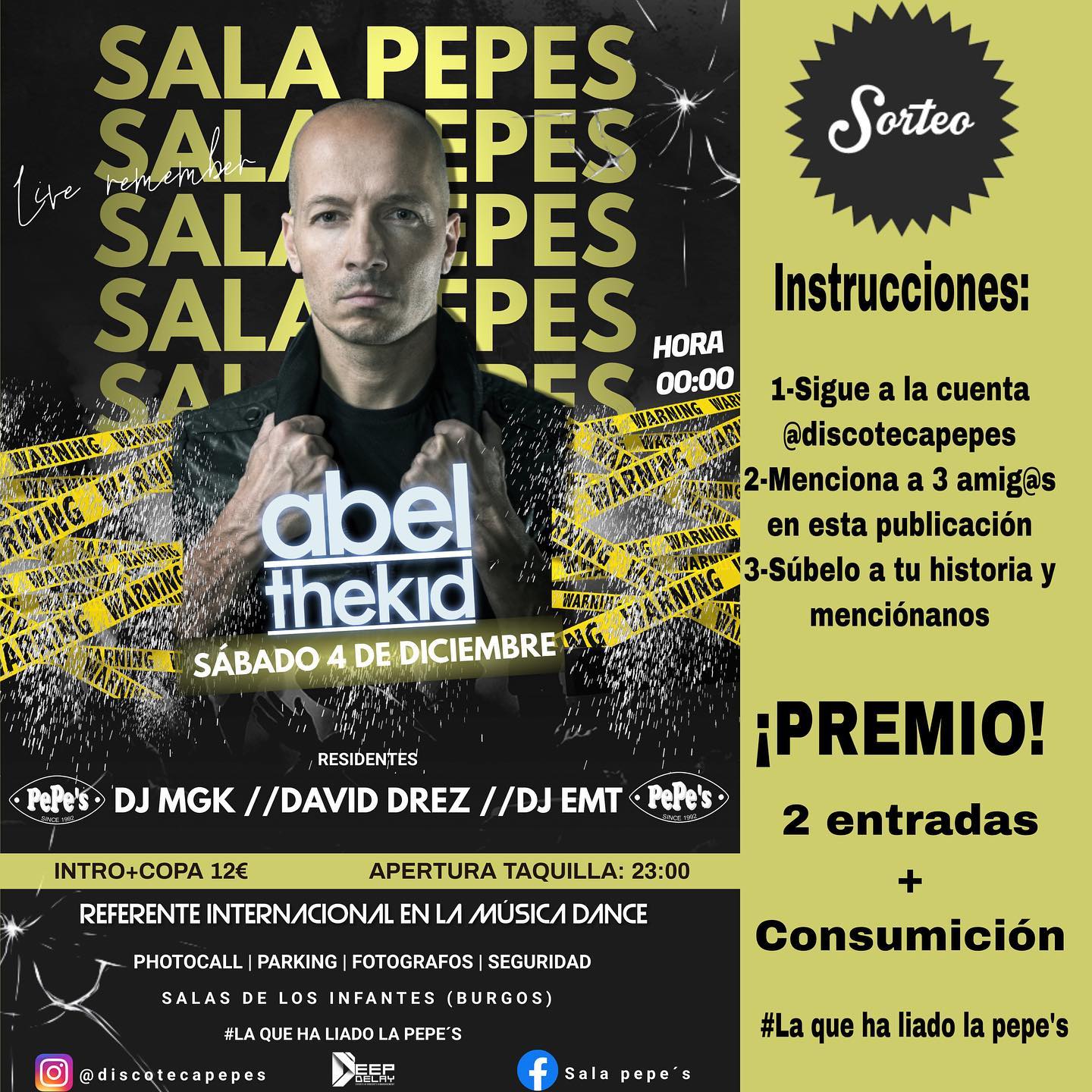 Discotecas - Música / Conciertos - House, disco y techno -  Discoteca Pepe's con Abel thekid - SALAS DE LOS INFANTES