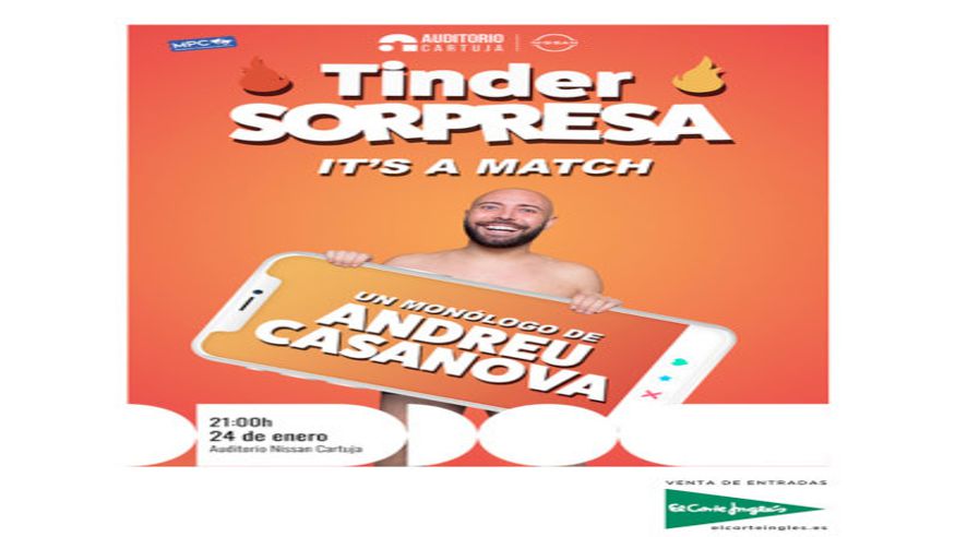 Teatro - Humor - Monólogos -  Tinder Sorpresa - SEVILLA