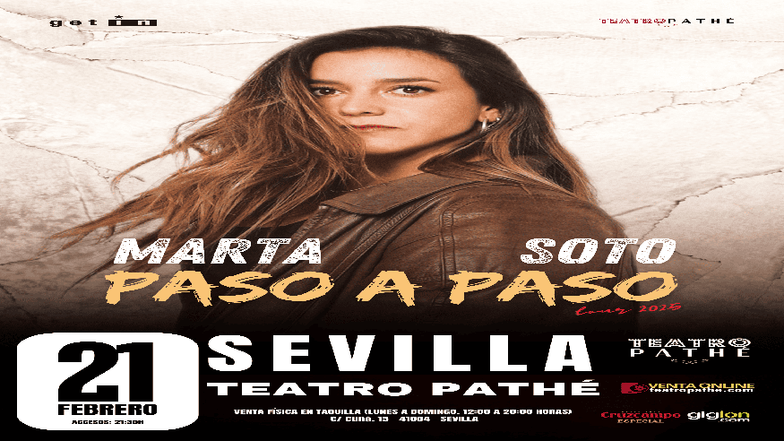 Otros espectáculos - Música / Conciertos - Pop, rock e indie -  MARTA SOTO presenta, PASO A PASO - SEVILLA