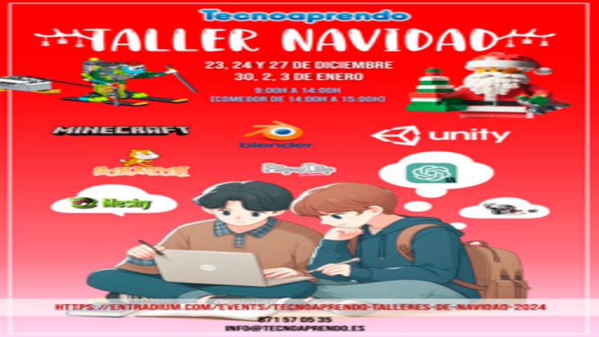 Talleres - Infantil / Niños - Manualidades -  Tecnoaprendo: Talleres de Navidad - PALMA