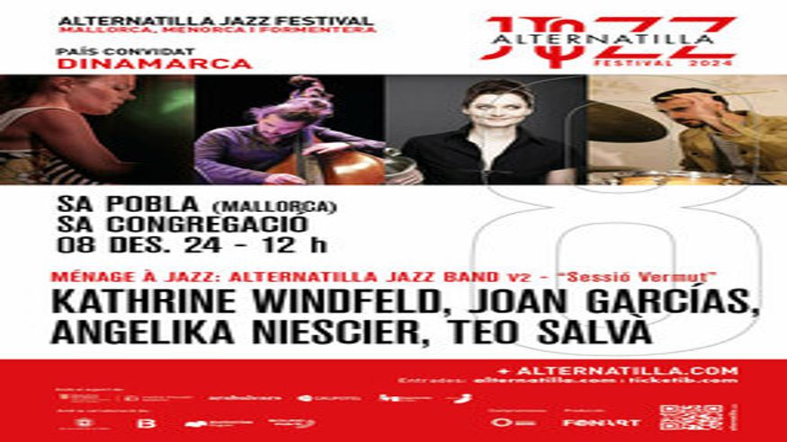 Música / Conciertos - Jazz, soul y blues -  Alternatilla Jazz Fest 24 - Ménage à Jazz V2 - Kathrine Windfeld, Joan Garcías, Angelika Niescier, T - POBLA (SA)