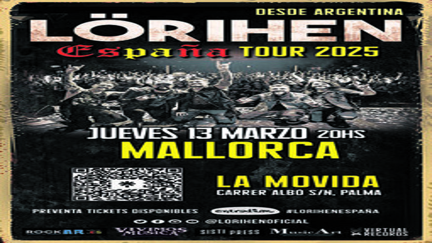 Música / Conciertos - Pop, rock e indie -  LORIHEN en MALLORCA - PALMA