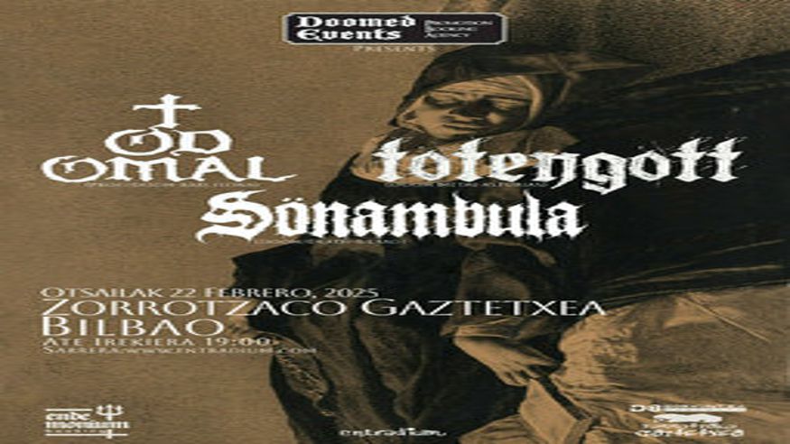 Música / Conciertos - Música / Baile / Noche - Pop, rock e indie -  Totengott + TodoMal + Sönambula - Zorrotza  - BILBAO