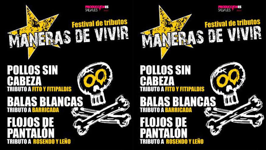 Música / Conciertos - Música / Baile / Noche - Pop, rock e indie -  Festival de Tributos – Maneras de Vivir - BILBAO
