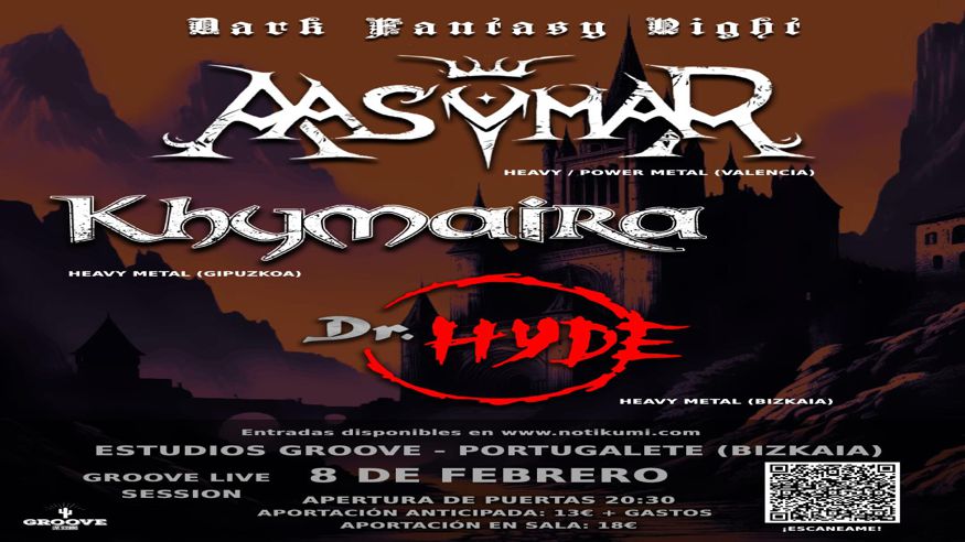Música / Conciertos - Pop, rock e indie -  AASYMAR + KHYMAIRA + DR HYDE - BILBAO