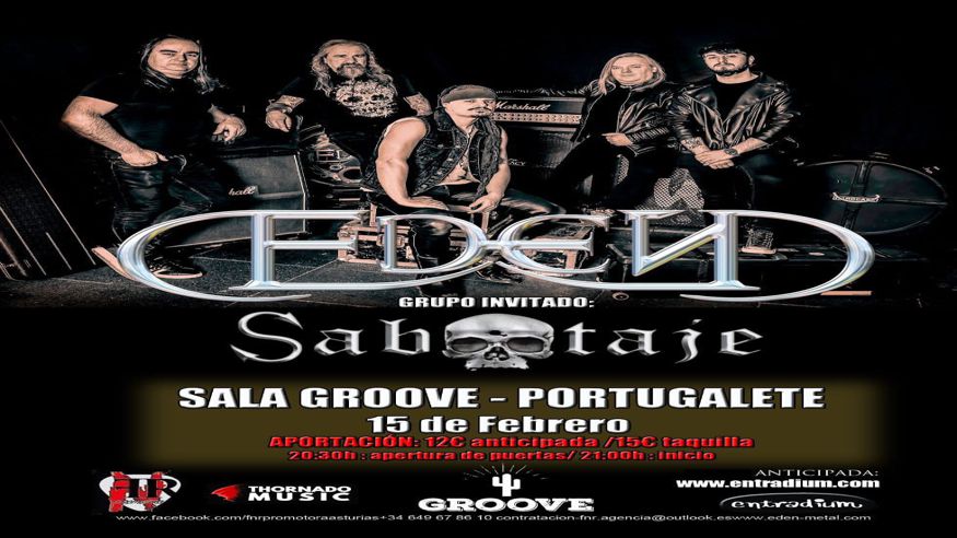 Música / Conciertos - Pop, rock e indie -  EDEN + SABOTAJE - BILBAO