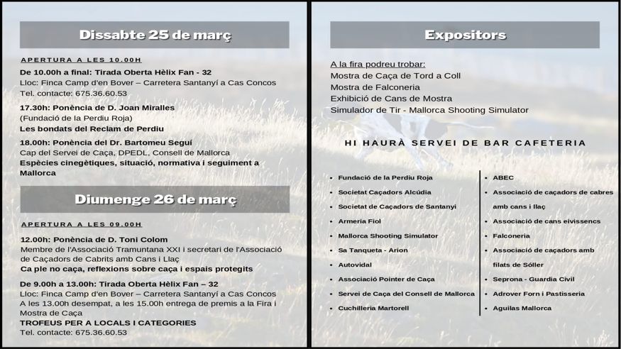 Tiro  - Ferias y congresos - Caza -  Fira i Mostra de Caça Santanyí - SANTANYI