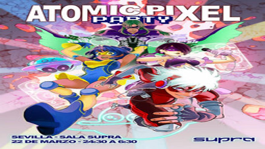 Juegos de mesa y Rol - Juegos electrónicos / e-Sports -  Fiesta Anime Sevilla - Atomic Pixel Party - SEVILLA