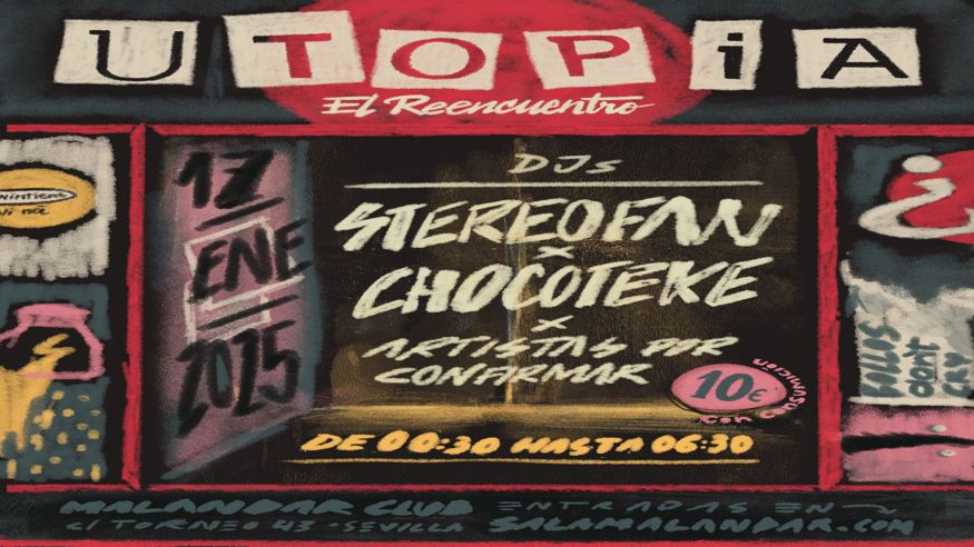 Discotecas - House, disco y techno - Música / Baile / Noche -  UTOPÍA | El Reencuentro - SEVILLA