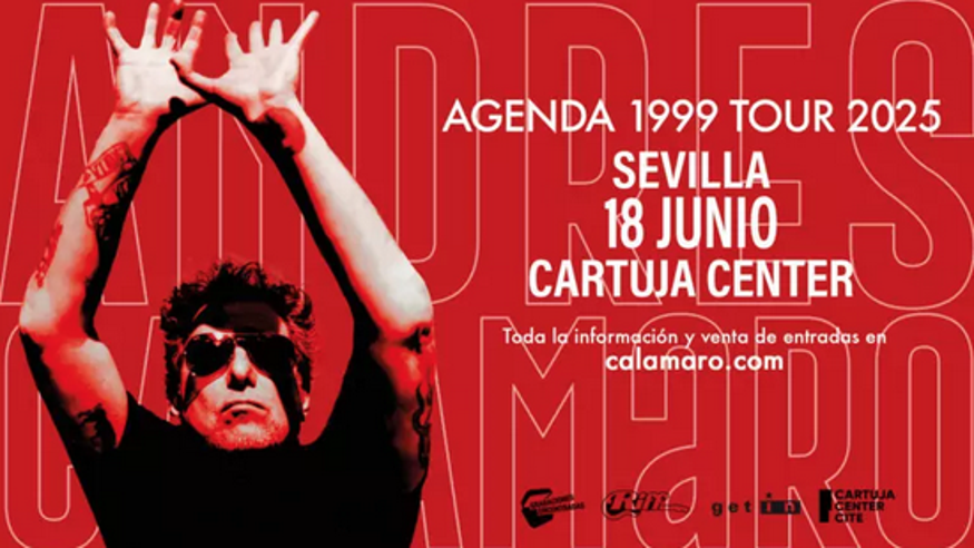 Música / Conciertos - Pop, rock e indie -  ANDRÉS CALAMARO – AGENDA 1999 TOUR 2025 - SEVILLA