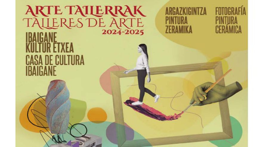 Talleres - Cursos -  Cursos y Talleres Culturales de Basauri 2024-2025 - BILBAO