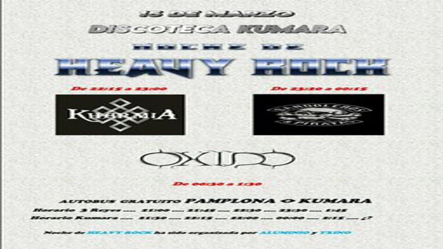 Música / Conciertos - Pop, rock e indie -  KUMARA HEAVY ROCK - PAMPLONA/IRUÑA