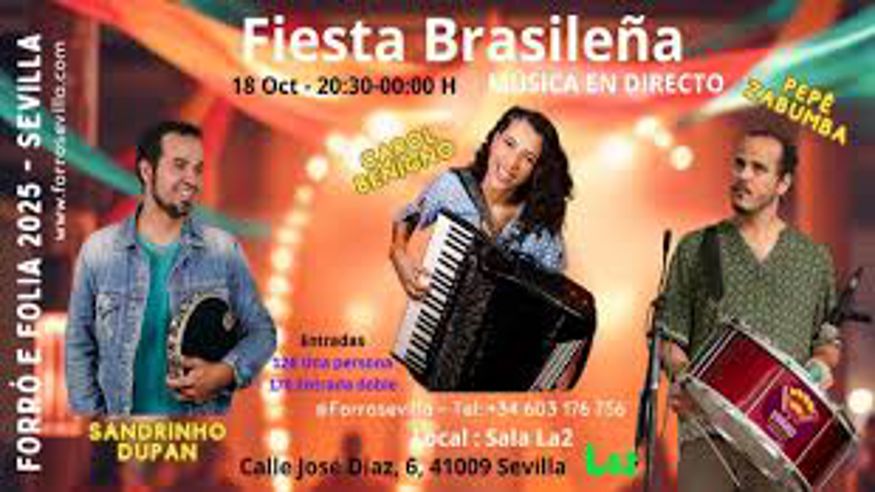 Salsa y Bachata - Música / Conciertos -  Fiesta Brasileña – Forró e Folia - SEVILLA