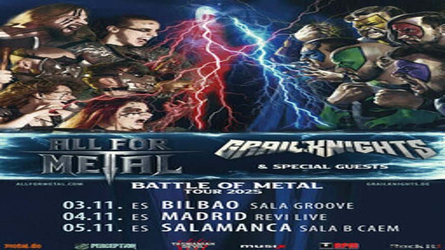 Música / Conciertos - Pop, rock e indie -  All For Metal & Grailknights: Battle of Metal Bilbao - BILBAO